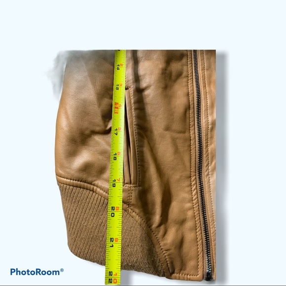 Vegan Leather Jacket - Picture 8 of 11